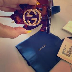 Authentic Gucci leaf oversized sunglasses